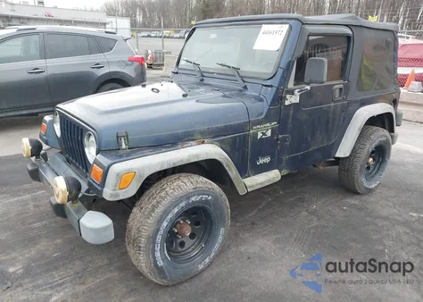 2002 Jeep Wrangler X из США, поврежденный, VIN 1J4FA39S52P724395